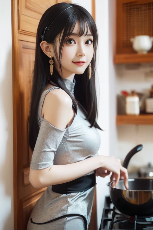 masterpiece、1girl、Woman in apron posing in kitchen、flawless anatomy、Beautiful Asian Woman、Symmetrical limbs、Five fingers of a person、Realistic kitchen、Apron on sexy skin、Sexy look on camera、big chest、Double eyelids、16K、maximum quality、beautiful korean woman、good hand、 goddess of Japan、Lustrous skin、an ultra realistic、Photo from the knee up, 2 girls, , armpit, blonde, necklace, black stocking, hand stocking, big boobs, cat ears, tail fox, big ass, armpit, emo, emo style, rock style, choker