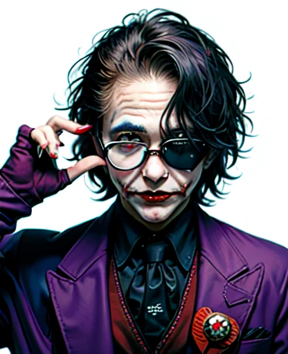 Joker Community Logo 1024 x 576 pixels,Wear glasses