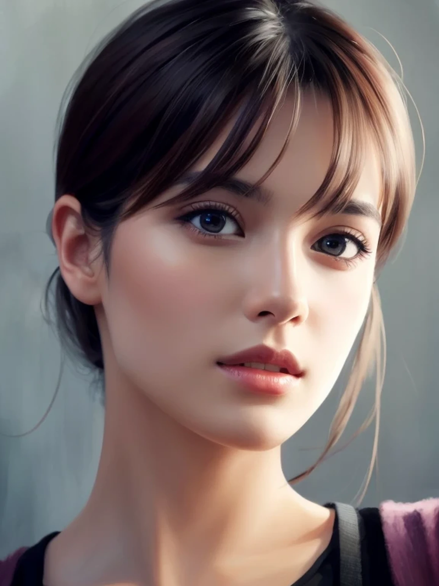 Close-up head, To the camera, Realistic digital painting of a woman's portrait, 3r1nm0r1art72, Cute Smile, (Wavy Hair:1.1), (Blonde Hair:1.3), Magical Yellow Universe, White magical cloth armor with intricately detailed yellow engravings, (Abstract, background:1.2), (Light Particles:1.1), (Highly detailed skin:1.2), (Game concept:1.3), (Elden Ring Style:1.3), (Mystical style:0.8), (Depth of written boundary:1.3), Global Illumination, art:Hoang Lap、Fuji Hoko、artgerm、Greg Rutkowski、Victoria Gavrilenko