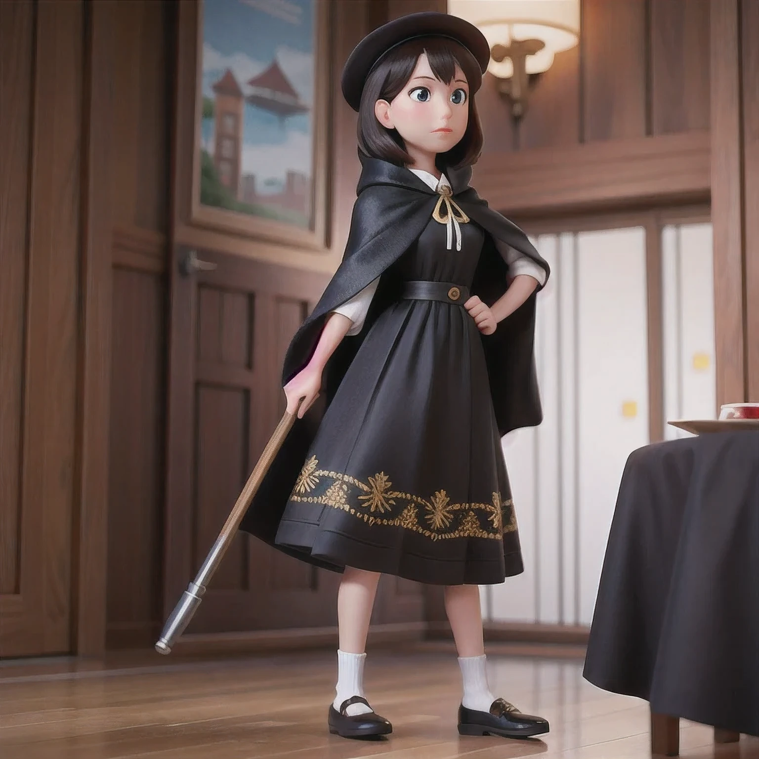 （（black dress））, python pattern, embroidery, pure cotton linen cape，Telephoto Tilt-Shift，God&#39;s Perspective，Blockbuster，Light，girl with purple glasses sitting((glasses)) anime style mixed with fujifilm, trending on cgstation, anime cyberpunk art, ross tran 8 k, 🌺 cgsociety, digital cyberpunk - anime art, digital cyberpunk anime art, style league of legends, anime style 4 k, ross tran style, purple flowing hair, [ trending on cgsociety ]!!, in cyberpunk style(((1 girl )))