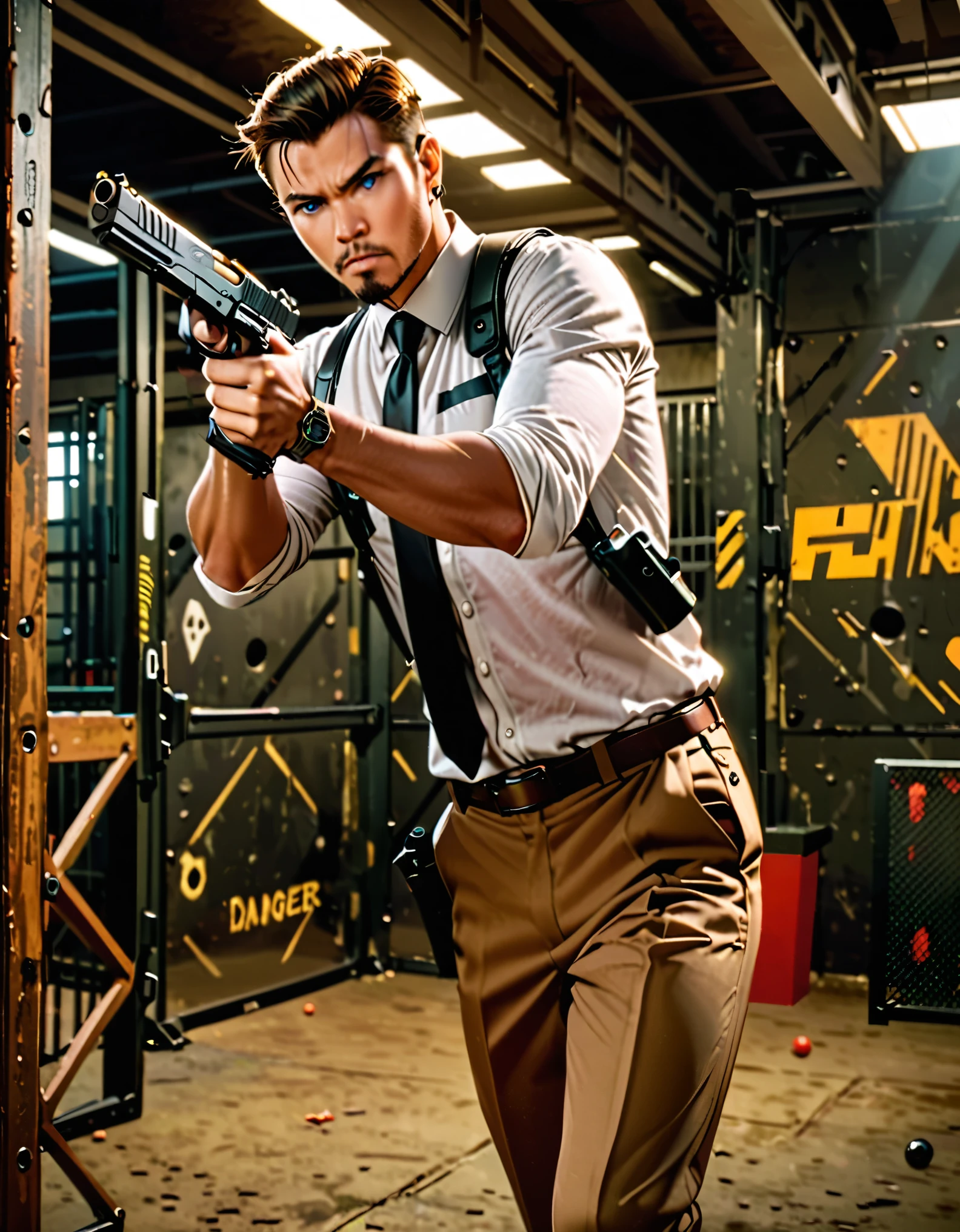 (shooting range background)