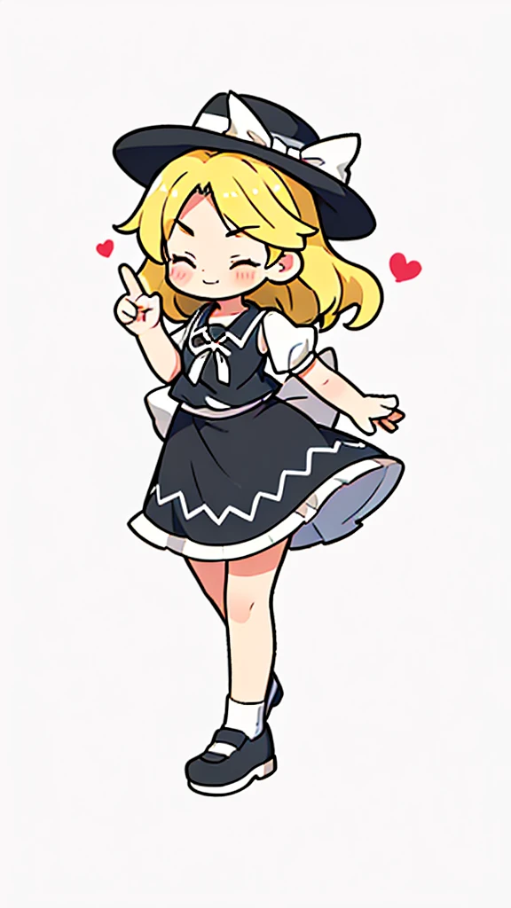 1girl, , , masterpiece, best quality, 10 years old, medium blonde hair, forehead visible bags, yellow eyes, hat, heart, black headwear, puffy short sleeves, log black skirt, heart hads,,1girl, solo, yellow eyes, yellow hair, bow, hat bow, socks, black footwear, black skirt, short sleeves, yuki (touhou), black vest, white sleeves, frill skirt, light smile, from behind, to lift up one’s skirt, cowboy shot, from front, standing , raise one leg, crossed arms, arms up behind, arms behind back, hand between legs, put hands hip, one hand on hip, forward hands, arms raised in the air, punch hands, peace sign, waving, put up index finger, sit, lie down, closed eyes, lie face down, looking back, put one hand chest, leaning forward, cleavage, close up, horizontally outstretched arms, horizontally outstretched legs, front view, front face