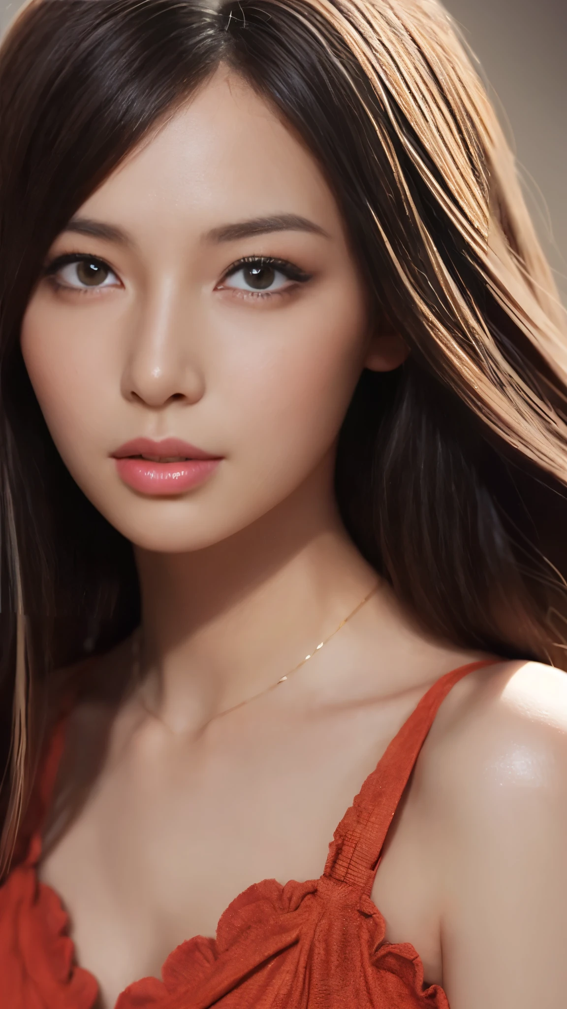 Close-up of a woman with long hair and dress, Artjam and Athi Gairan, Beautiful digital art, Adorable digital painting, Cute and detailed digital art, Beautiful character drawings, Beautiful digital illustrations, Style Art Germ, Artgerm and Lois Van Baarle, Ross Tran style, Inspired by Ross Tran, Stylized anime