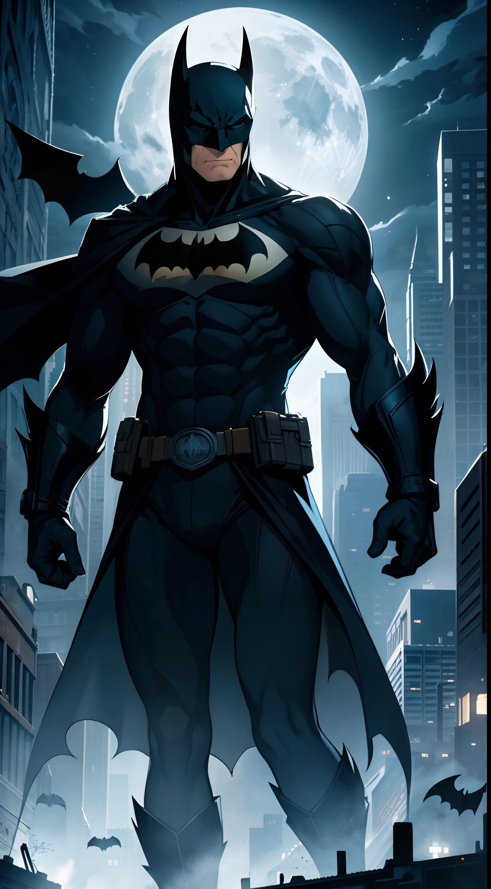 Title: "Moonlit Guardian"
Description: This wallpaper showcases La casa de Batman in the dark night, con una vibrante luna amarilla brillando intensamente en el cielo. The scene exudes an aura of mystery and intrigue, capturando la esencia del protector vigilante de Gotham City.
The wallpaper represents a narrow alley, flanqueado por imponentes edificios a ambos lados. The brick walls are adorned with graffiti, adding a gritty urban atmosphere to the composition. suave, Las farolas tenuemente iluminadas proyectan sombras alargadas a lo largo del suelo, hinting at the secrets that lie within the city's underbelly.
en la distancia, the iconic Bat-Signal projects a beam of light into the night sky, cutting through the dense clouds. The silhouette of the sign is visible against the backdrop of the moon, symbolizing Batman's constant vigilance and willingness to defend Gotham.
La luna ocupa un lugar central en este fondo de pantalla, Its radiant yellow glow casts an ethereal light over the entire scene. Volutas de nubes oscurecen parcialmente la luna, Adding depth and texture to the sky. The surrounding stars shine faintly, serving as a reminder of the vastness of the universe and Batman's role in protecting his city..
en primer plano, La casa de Batman, Wayne Manor, It stands as a large mansion with Gothic architecture. Su silueta oscura contrasta con el cielo iluminado por la luna, creating a sense of mystery and intrigue. The windows of the mansion emit a warm, resplandor atractivo, sugiriendo la presencia de Batman dentro, Preparing for the battles of the night.
The overall color palette of this wallpaper is rich and atmospheric., con blues profundos, morados, y los negros dominando la escena. The vibrant yellow of the moon acts as a focal point, draw attention to Batman's eternal vigilance and determination.
This wallpaper encapsulates the enigmatic and heroic nature of Batman, as he stands as the moonlit guardian of Gotham City, Siempre listos para defender a los inocentes y hacer justicia a la noche oscura.