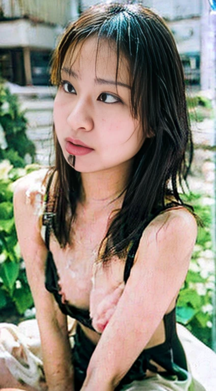 (masterpiece, 16k,8k,4K ,Very detailed:1.1),(Beautiful Face:1.1),(One Girl:1.1),Age 25,Japanese Girls,(Jewelry Lifting:1.3),(urination:1.4),(Embarrassing:1.2), Open your mouth,I opened my eyes,Medium Shot,Moaning,(traces of saliva), Eyes Wide Open, (Frowning),(Crazy Eyes) ,Heavily wet,(Wet thighs),(Open leg pose),C cup breasts,(cum running down her legs),Black Hair,Squirting on your own, Wet clothes, The face of a talented person,I can't hold my Squirting, doggy pose, Her body can't hold my Squirting, Squirting in the middle of town,stand up, Hyper cum desperate face,Embarrassing face,Painful face, Covered in semen, cum on longtan,cum on face, vagina and anus,cum shot,Tied up with rope,ahegao,Suck your own breasts,drinking semen,cum shot in mouth,Pink nipples,Squeezing a penis between her buttocks,double Penetration sex