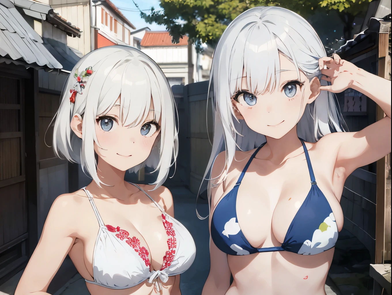 White-haired girl drawn in high resolution Japanese anime style、Girls of different races、Group of women taking photos in bikinis, Bikini Model, , A young and cute gravure idol, Posing together in bras, Russian and Japanese mix, sakimichan, Asian woman, Wear a swimsuit, that&#39;that&#39;that&#39;that&#39;that&#39;that&#39;that&#39;that&#39;that&#39;that&#39;that&#39;that&#39;that&#39;It&#39;s hot with the shining sun, Japanese Model, Cute Core, sakimichan hdri, Young Gravure Idol, Chubby