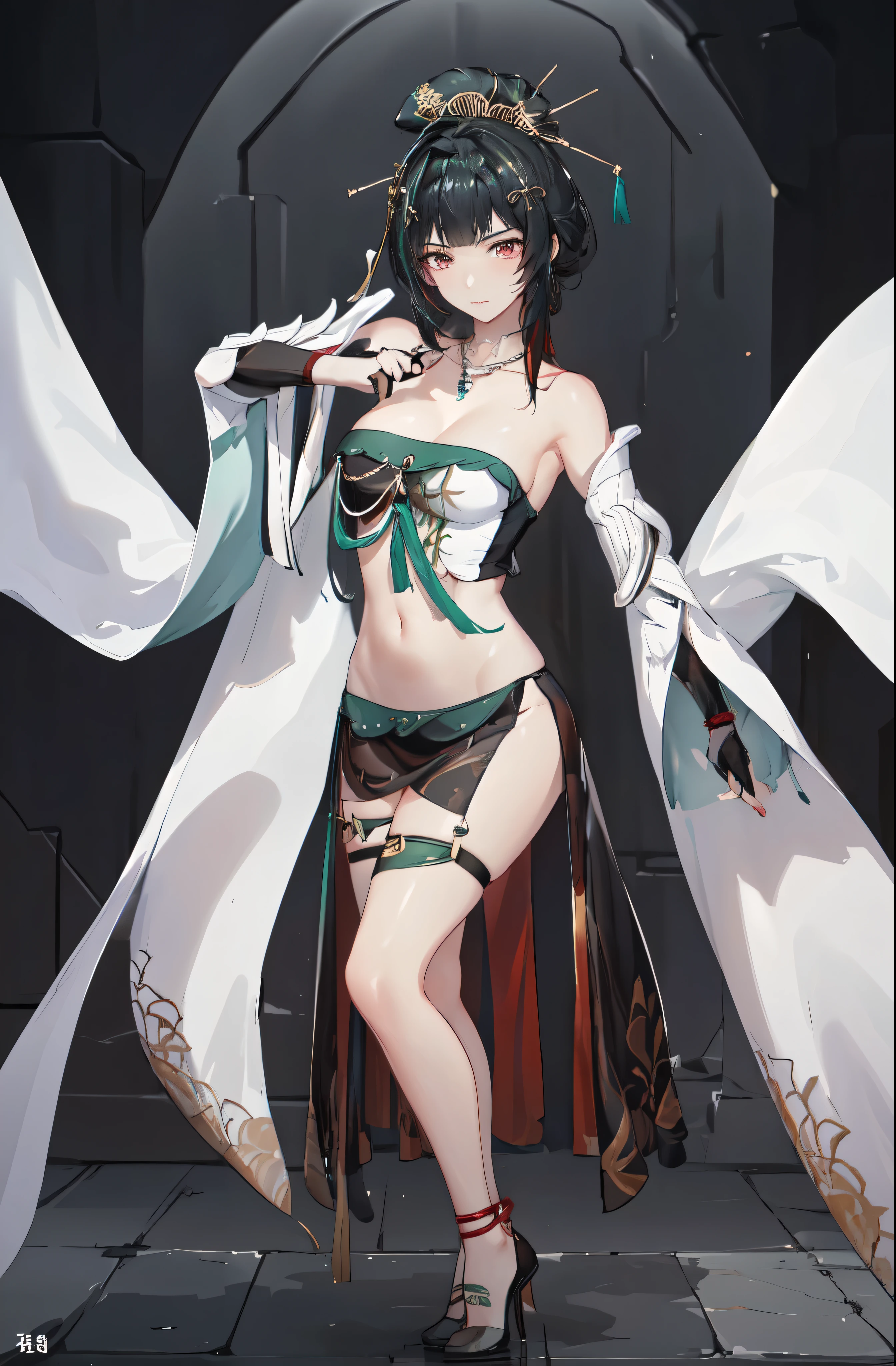 masterpiece, china dress, highres, Super detailed, very detailed, highest quality, best quality, super detailed, standing, (large breasts), mature female, hanying, Full body drawing, (masterpiece), (best quality), (hyperdetail), (illustration), ((extremely delicate and beautiful)), (detailed light), (prefect's body), full body drawing, Hanying, HanYing, sexy, sexy belly, sexy belly line, sexy belly button, {{{{{skin dentation, hit in the stomach, belly punch, belly punching, Belly punch, Belly Punch, Belly punching, Belly Punching, punching, hand on another's stomach, fist, fist on another's stomach, punching on another's stomach}}}}}, clenched hand