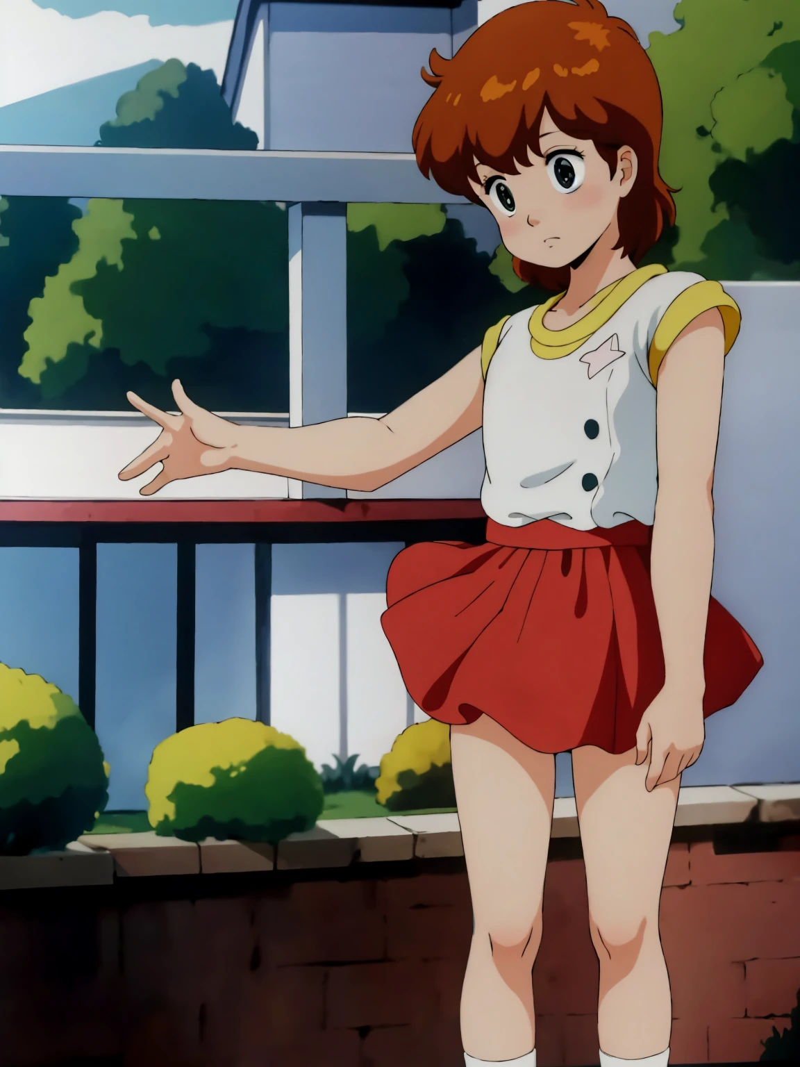 masterpiece, highest quality, alone, One Girl,
kazuki, White underwear, Panty shot