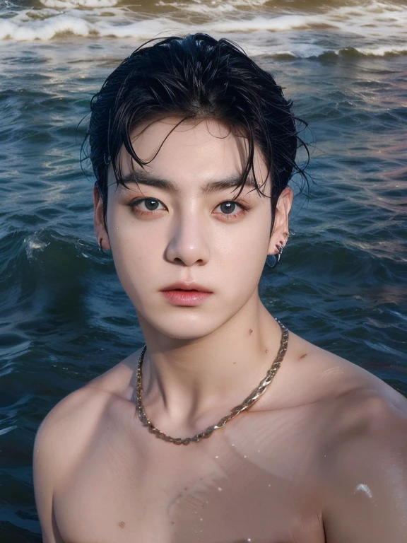 Cara de Jungkook, fotorrealista, ULTRA HD, 8K