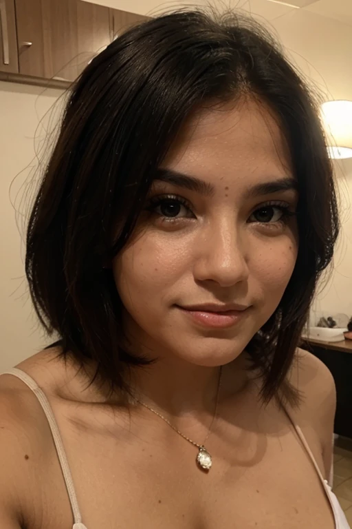 Mujer, rostro, gentil, hermosa