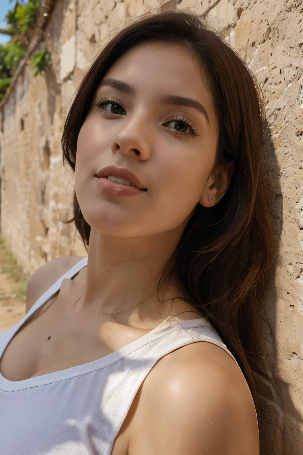 Mulher loura nua em uma cadeira