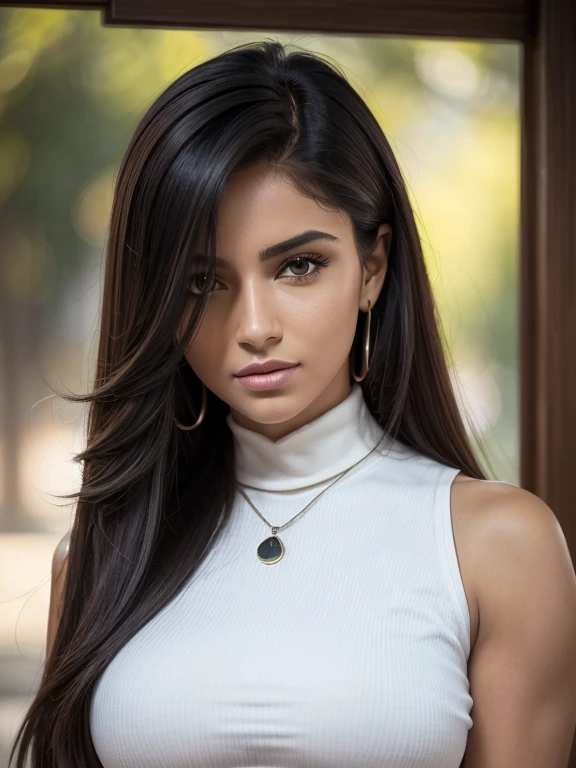 (((((obra-prima, melhor qualidade), mulher bonita, Detailed sleeveless turtleneck top, Slacks, colar, cabelo curto, rosto perfeito, rosto bonito, sedutor, grandes olhos lindos, boca sexy, Feliz, corpo fino perfeito fit, (ao ar livre), cores frias)))) mulher branca com peito grande posando ,boca carnuda, blusa tomara que caia, ripped jeans, linda mulher bonita, beleza de cair o queixo, mulher linda, corpo e rosto bonitos e detalhados, cabelos soltos, beleza de cair o queixo, beautiful city black woman only, Modelo do Instagram, gorgeous female, beleza estonteante, senhora sedutora, Bom modelo, pele escura, foto de uma mulher bonita sexy e pervertida, magrinha, baixinha, peitos grandes lindos e naturais, cabelos pretos lisos, blusa aberta sexy molhada suada, Blusa desabotoada, Maximum sharpness, olhos pretos, natural, batom escuro, maquiagem escura, sombra e delineador, , White peasant blouse with open buttons, decote, pernas grossas)))((( Perfect Paint - Perfect Features, beleza abstrata, near perfection, forma pura, dynamic pose, ethereal background, (sombras escuras profundas), (Cool Cinematic Lighting), cena a noite, night setting, arte conceitual por Greg Rutkowski e John William Waterhouse e Alphonse Mucha, detalhes impressionantes, detalhes intrincados, 8K post-production, high resolution, super detalhes, trending on ArtStation, sharp focus, profundidade de campo f/1.8, studio photos, (((Looking at camera))).