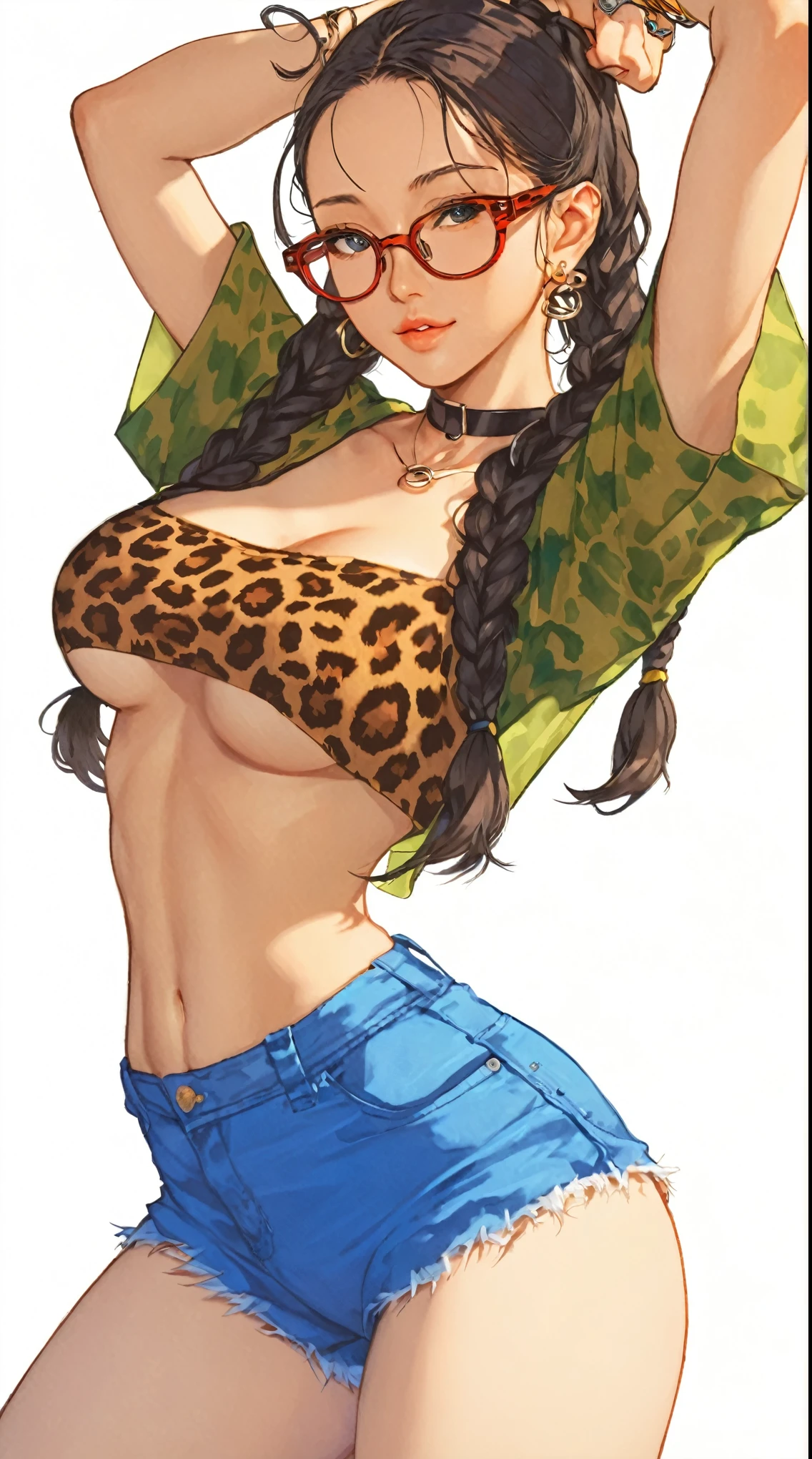 wear glasses、Anime girl wearing leopard print top, author:Kentaro Miura, Yoshihiko Wada, through kamaguka, Tifa, Schnke, Kitagawa Marin Fan Art, Tifa lockhart, Cute sexy ass, Resident, Qatar, author:Hiroshi Yamagata, by Oka Yasutomo, Tick, Nico Robin