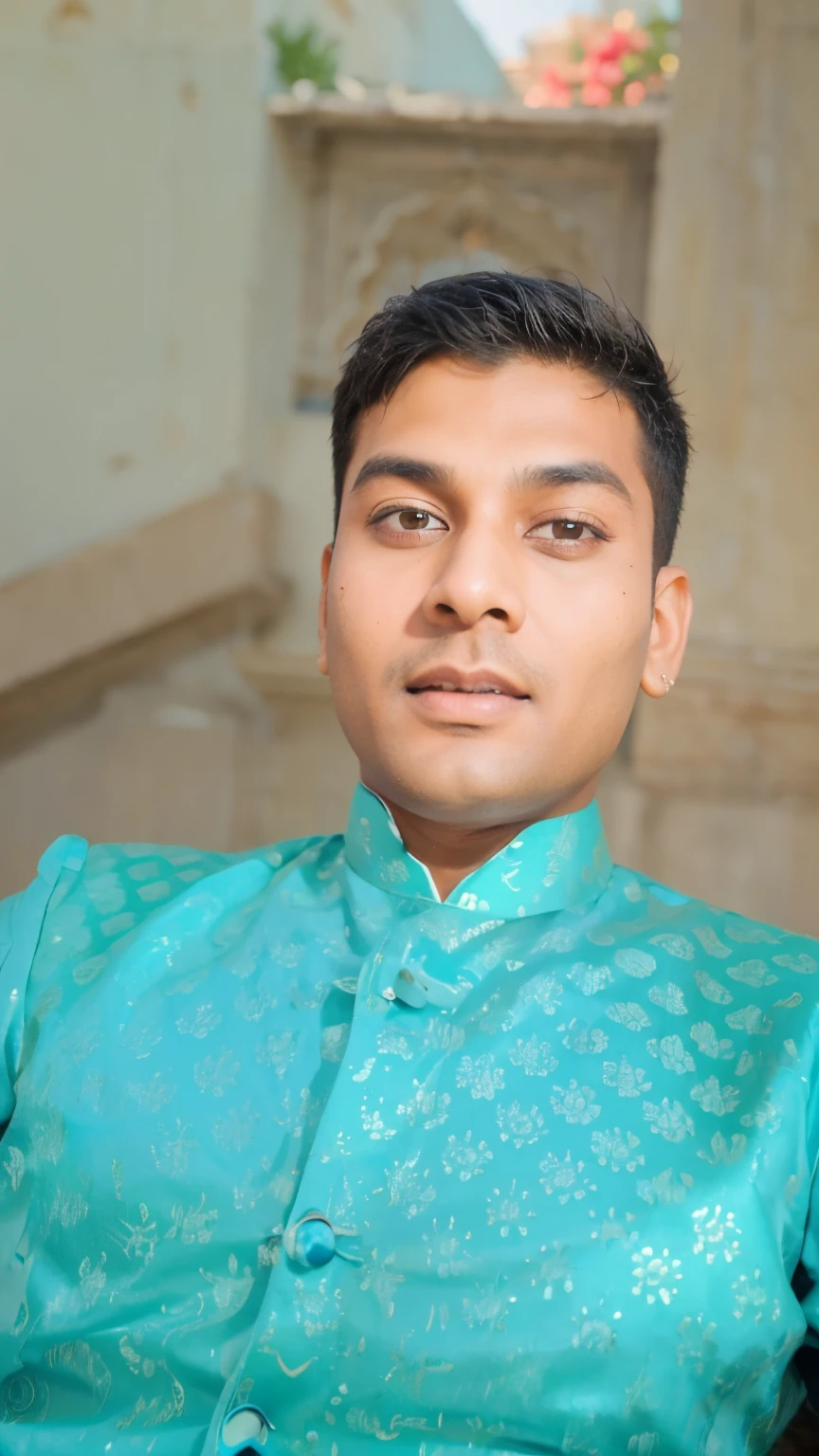 Rajasthani wedding jodhpuri sut groom photo 