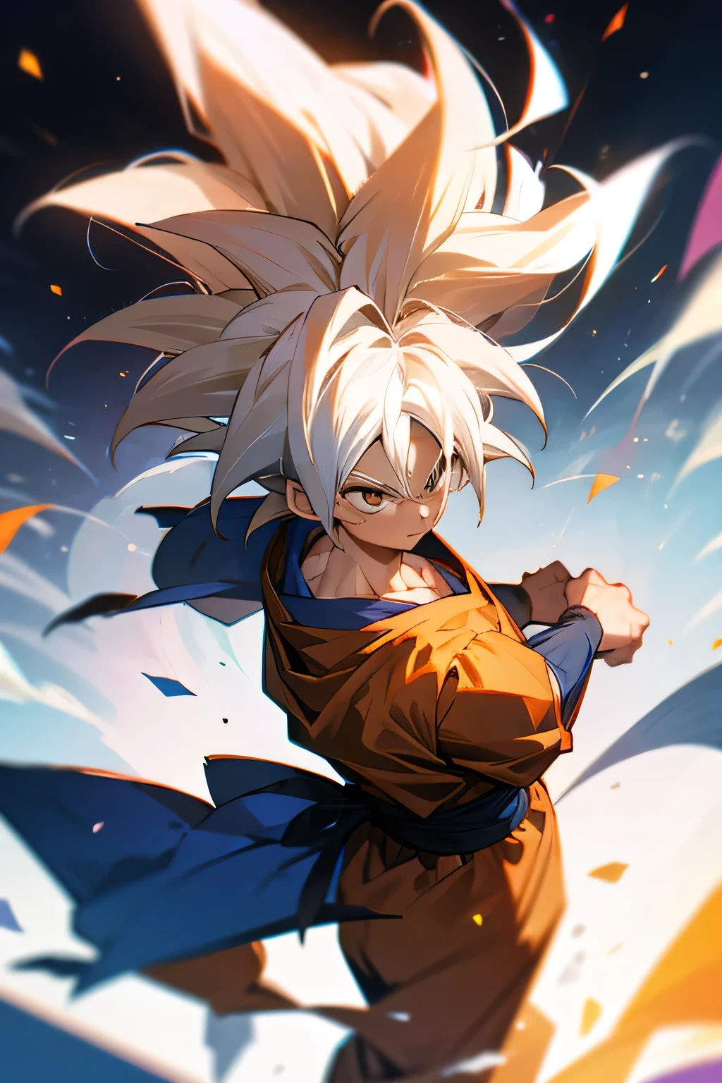 goku white hair