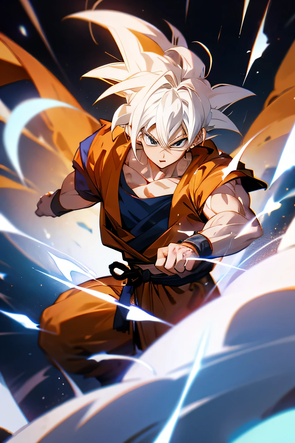 goku white hair