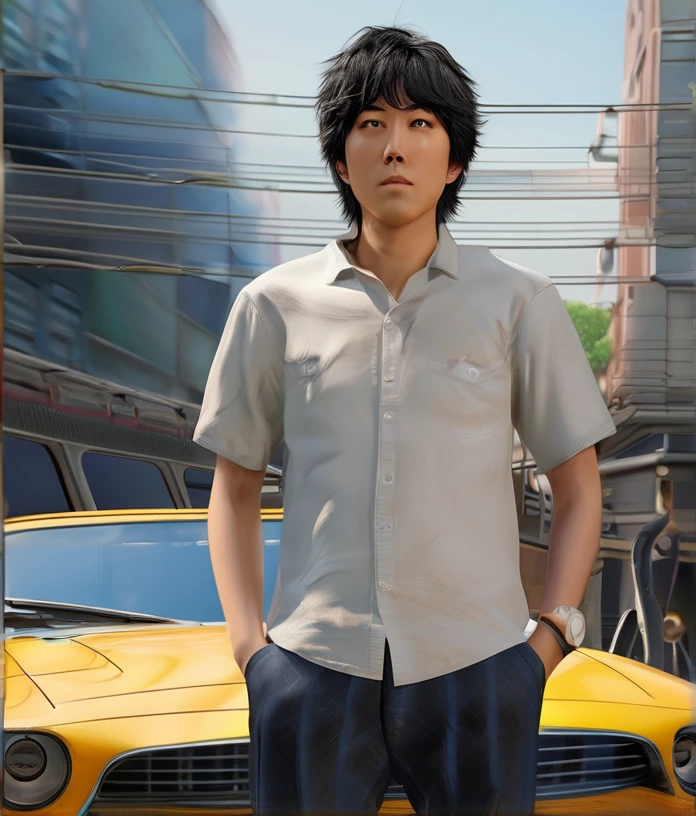 a Hiro Hamada  , intrinsic details,masterpiece,hyper realistic, hd, 8k