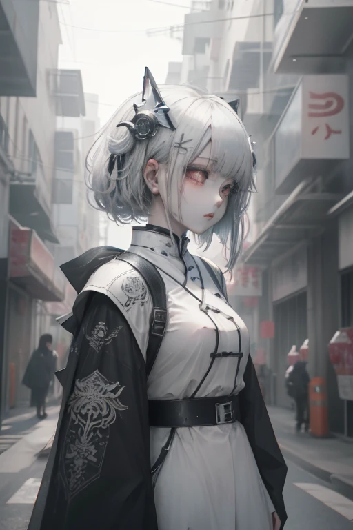 Hair color#CEC8D2 bionic human feeling（The gray heart exposed in the chest）
Anime girl in black and white clothing，Anime drawing inspired by Moto Sorayama，Trends on Pixiv，new doctrine，Broken beautiful female robot！ ，Anime robot mixed with organic，Wearing white futuristic armor，White-haired god，Glossy white armor anime goddess white armor，全身披著銀色鎧甲
帶著藍色蝴蝶結Anime girl in black and white clothing，Inspired by Leng Mei、pixiv、tachisme、Girls&#39; Frontline宇宙、ahegao face、Exquisitely detailed anime paintings。Girls&#39; Frontline, 來自Girls&#39; Frontline, ahegao, Close-up of young anime girl, Girls&#39; Frontline風格, Black anime pupils in her eyes