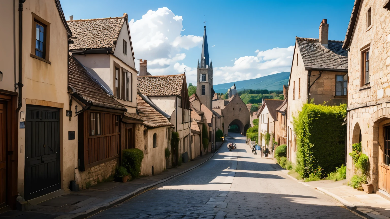 Medieval European Streets、Nostalgic Landscape