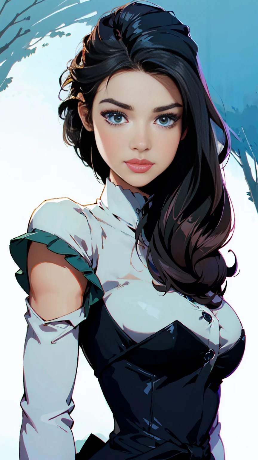 digital, design de personagens altamente detalhado, arte digital detalhada coragem, Forest fan art, Design de personagens de retrato, beautiful digital illustration, retrato de alta qualidade, Arte em quadrinhos, mulher jovem cabelo com transas lindas . Queen Anna of ArendelleBeautiful lined eyes Medium large bust and wonderful sexy clothes. image expression of sexual desire from waist to head illustration Queen Anne of Arendelle