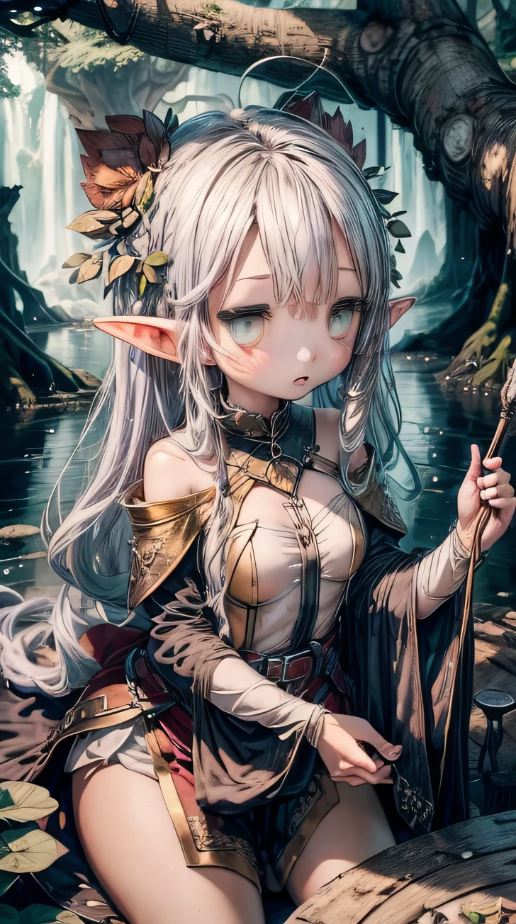 
(elf\(chibi,so many of them,living daily life,eating food,washing clothes,talking each other,living on Yggdrasil\)),background\(Yggdrasil\(very huge tree,elf settlement\),forrest,beautiful lake around Yggdrasil\), BREAK ,quality\(8k,wallpaper of extremely detailed CG unit, ​masterpiece,hight resolution,top-quality,top-quality real texture skin,hyper realisitic,increase the resolution,RAW photos,best qualtiy,highly detailed,the wallpaper,cinematic lighting,ray trace,golden ratio\),isometric view,(close up elf:1.2)