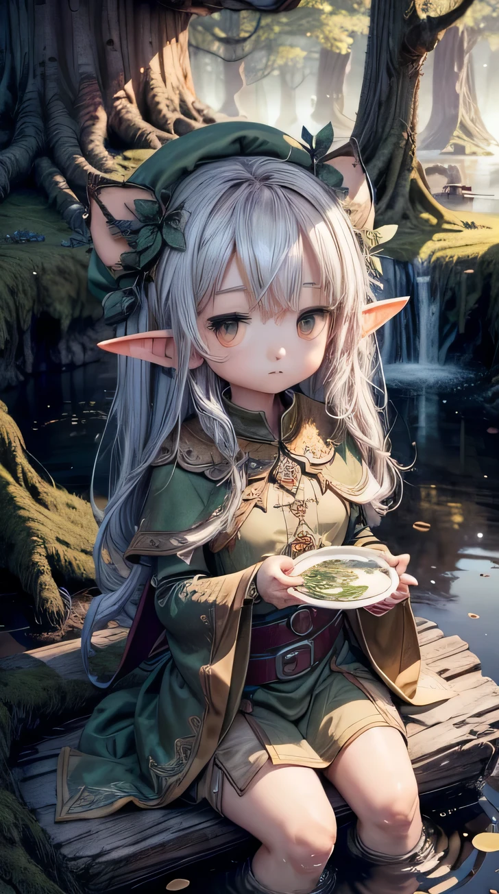 
(elf\(chibi,so many of them,living daily life,eating food,washing clothes,talking each other,living on Yggdrasil\)),background\(Yggdrasil\(very huge tree,elf settlement\),forrest,beautiful lake around Yggdrasil\), BREAK ,quality\(8k,wallpaper of extremely detailed CG unit, ​masterpiece,hight resolution,top-quality,top-quality real texture skin,hyper realisitic,increase the resolution,RAW photos,best qualtiy,highly detailed,the wallpaper,cinematic lighting,ray trace,golden ratio\),isometric view,(close up elf:1.2)