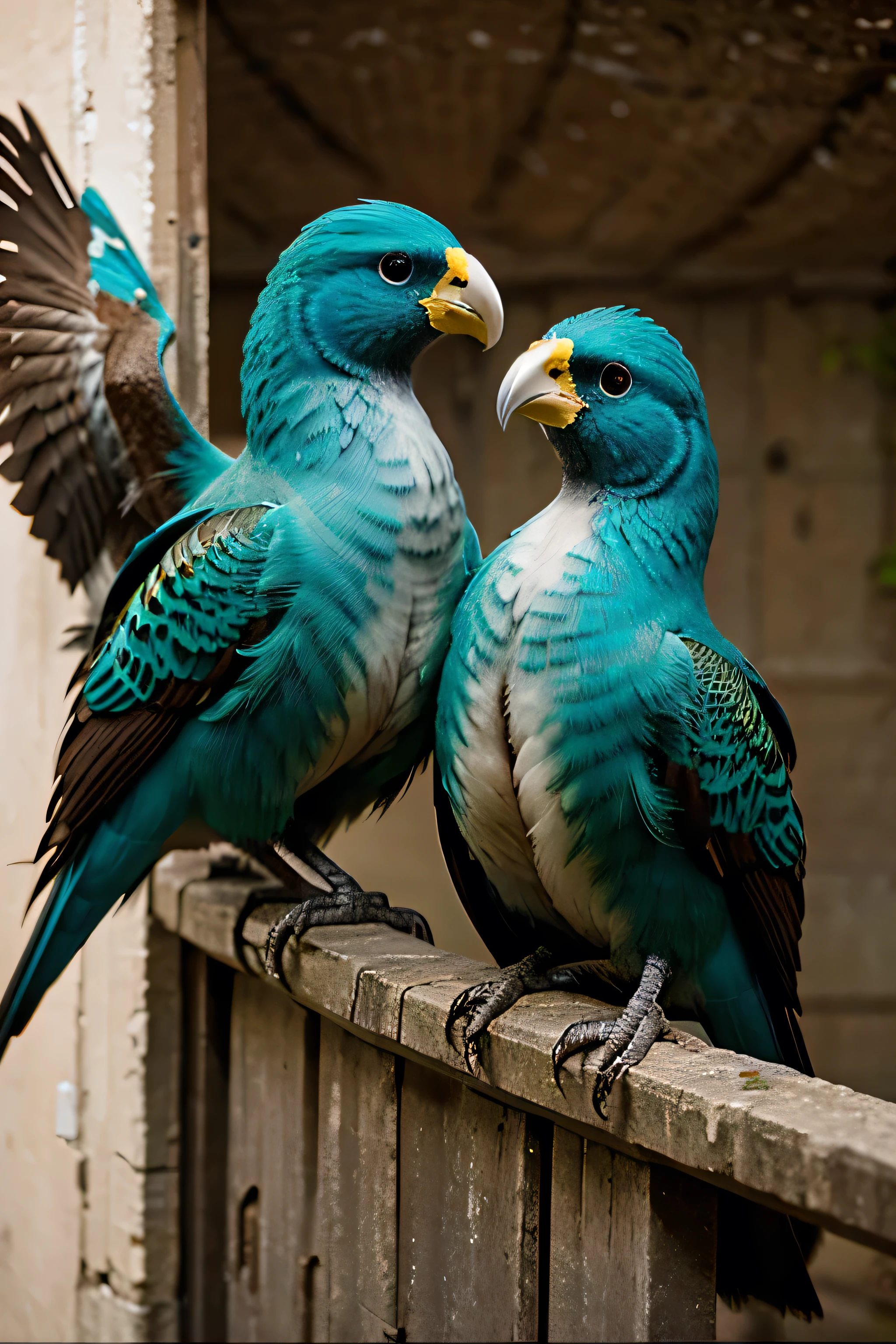 Two beautiful birds
