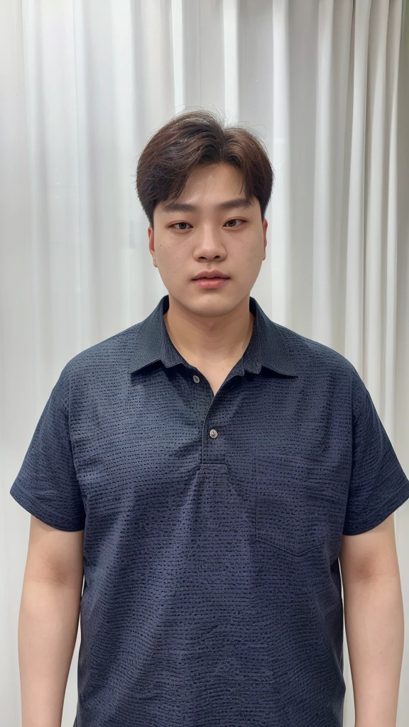 Araped man in green shirt standing in front of white curtains, Taejun Kim, Jungwon Charles Jeong, Hyuntae, Jaeyeon Nam, Junhyung Hong, Yanjun Chengt, Hyuntae kim, Jinyoung Shin, Shin Jeong-ho, Jungwon Jeong, Kim Hyeong-tae, Kim Hyeong-tae, Jeongseok Lee