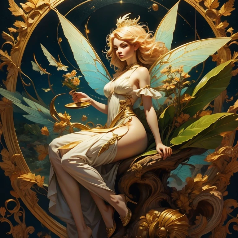 Full Body Portrait、Titania, the delicate and graceful queen of the fairies