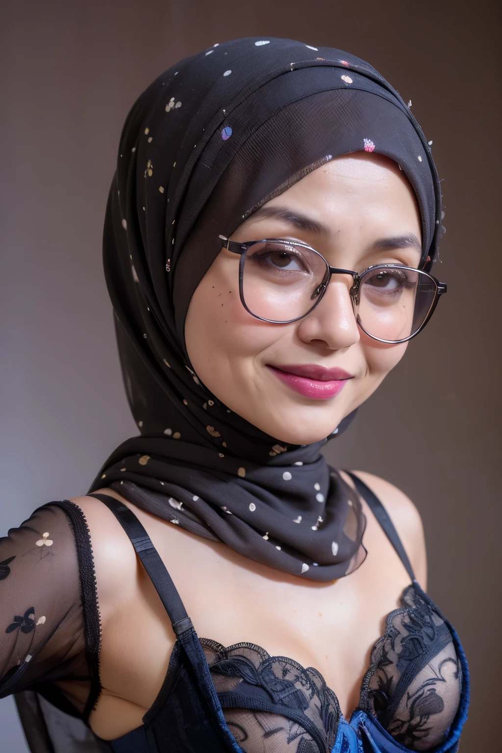 (((SUNGLASSES))), ((Old body lady:1.3)), ((Old lady:1.6)), (Happy smile), (((HIJAB MALAY GIRL))), masutepiece, High quality, UHD 32K, Realistic face, Realistic skin feeling , A Japanese Lady, 58 years old matured lady, , Very cute and baby-like face, (((FLAT CHEST))), (Night time at forest), ((look In front  at the camera and SADNESS)), (((CUTE GIRL))), ((DARK BROWN FLUORESCENT LIPS)), ((Floral Pattern)) little ((wearing Transparencyy t-shirt without picture)), strapless colorful bra, dark night background , black forest night, horror scary place, (from behind up) seductive pose, ((Huge bra:1.6)) Heavy Nipples, from view side seductive pose 