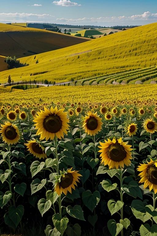 Sunflowers hills
