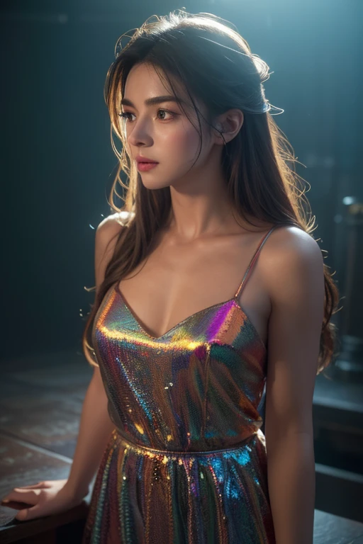 (RAW photo, best quality), (realistic, photo-Realistic:1.3), best quality, masterpiece, beautiful and aesthetic, 16K, (HDR:1.4), high contrast, (vibrant color:1.4), (muted colors, dim colors, soothing tones:0), cinematic lighting, ambient lighting, sidelighting, professional photography, highly det