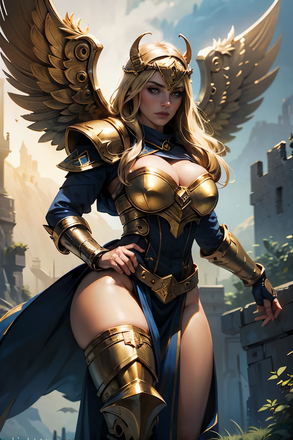 Asgard,valkyrie,Senhora Cavaleiro,Anatomia correta,epic fantasy digital art,tmasterpiece,8k,high-definition resolution,desenho detalhado,Qulidade Superior,, Epic composition, rvcg, girl, boy, penis, in a medieval dungeon, raw photo, 8k, beautiful, gorgeous
