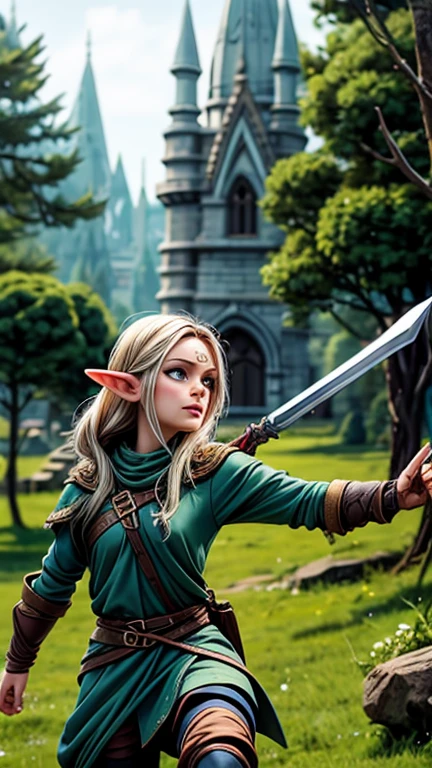 Elven Warrioght the enemy