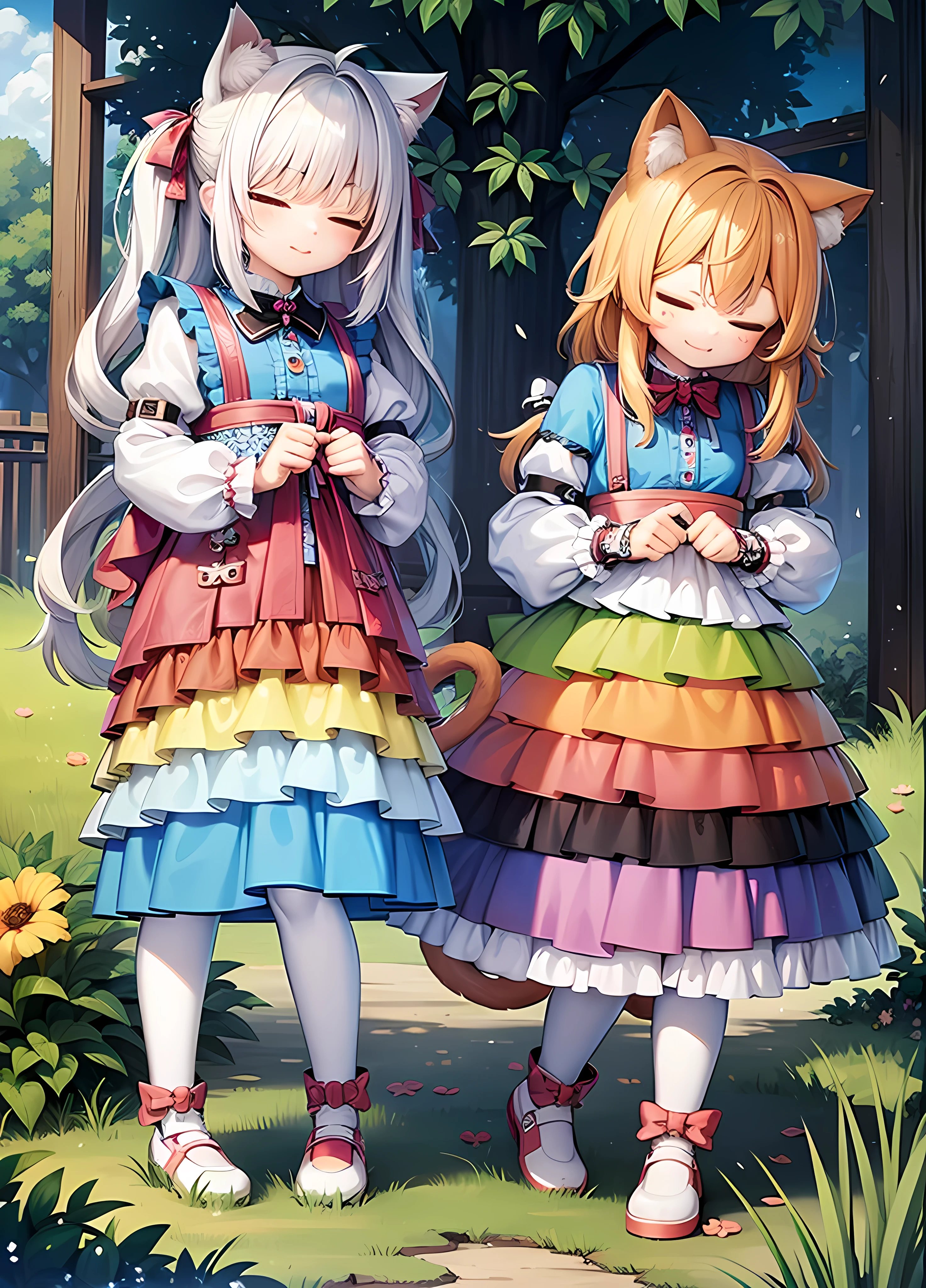 Cute Chibi Smile Cat Ears Sleeping Face Alice