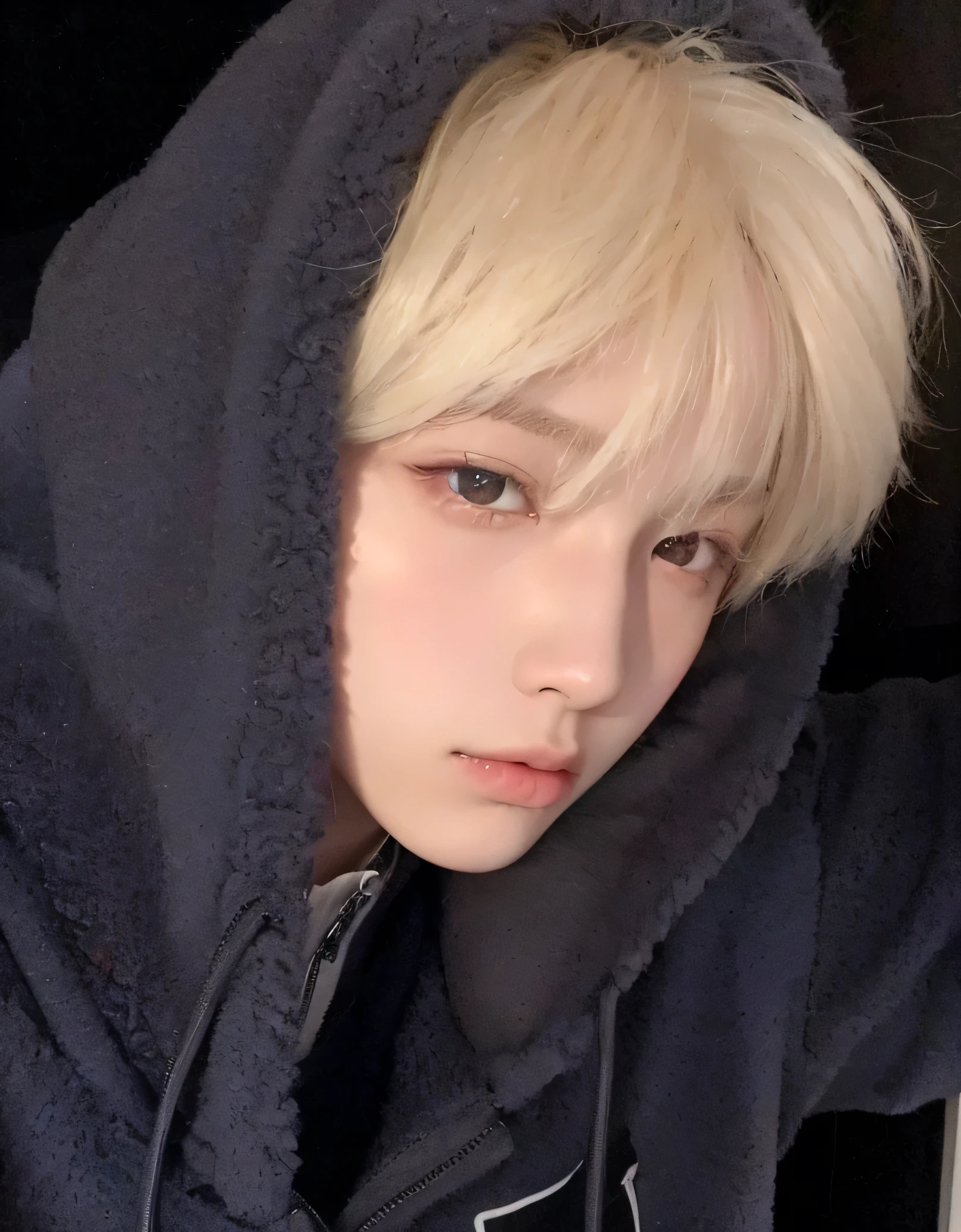 Ulzzang boy, ulzzang, Korean ulzzang boy, boy, cute face, cute eyes, cute, blonde hair, choi beomgyu, beomgyu from txt, choi beomgyu, beomgyu, eyes closed