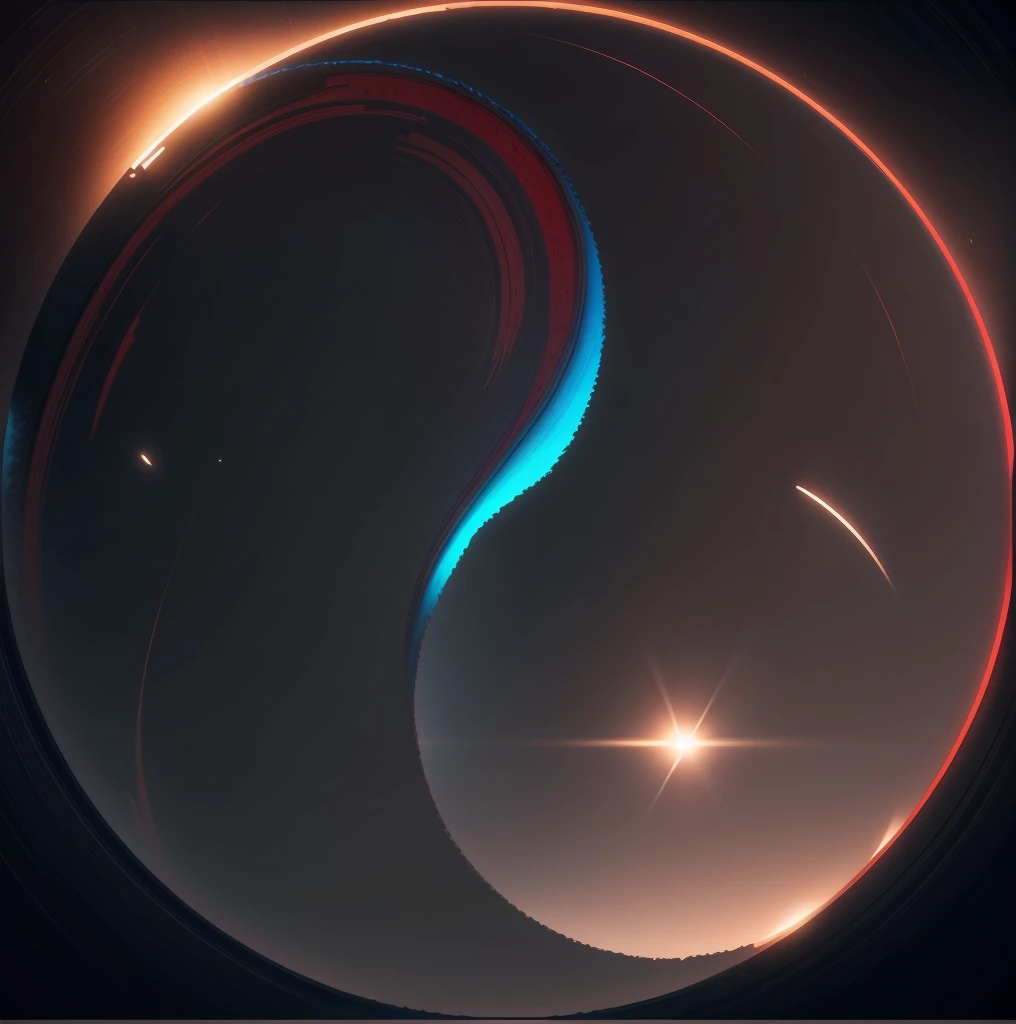 The color changes to red and blue
