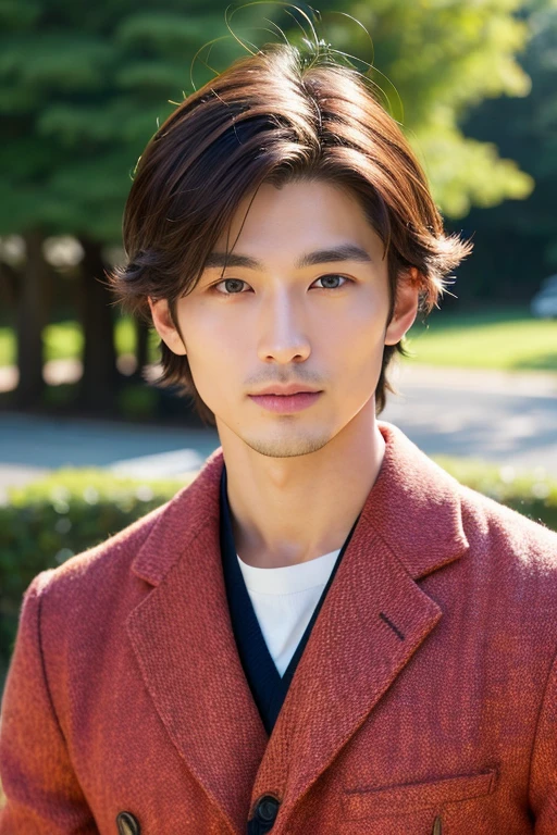 ((highest quality)), ((masterpiece)), (detailed), Perfect Face,Realistic Japanese Man,29-year-old,good looking