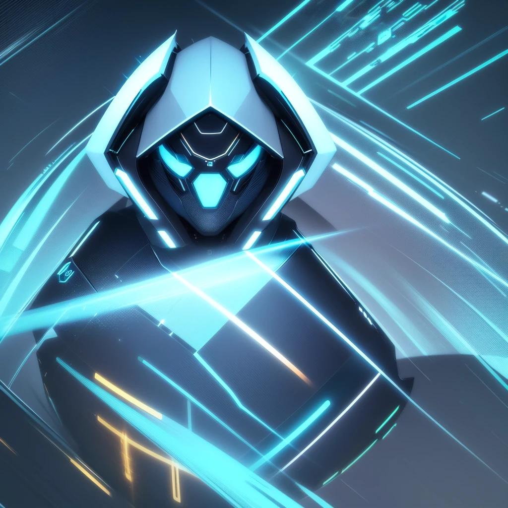Male, futuristic logo, anthru, artificial intelligence, glowing lines, digital art, neon, holographic, 3d render, abstract design, geometric shapes, clean lines, minimalist, dynamic composition, vibrant colors, (best quality,4k,8k,highres,masterpiece:1.2),ultra-detailed,(realistic,photorealistic,photo-realistic:1.37)