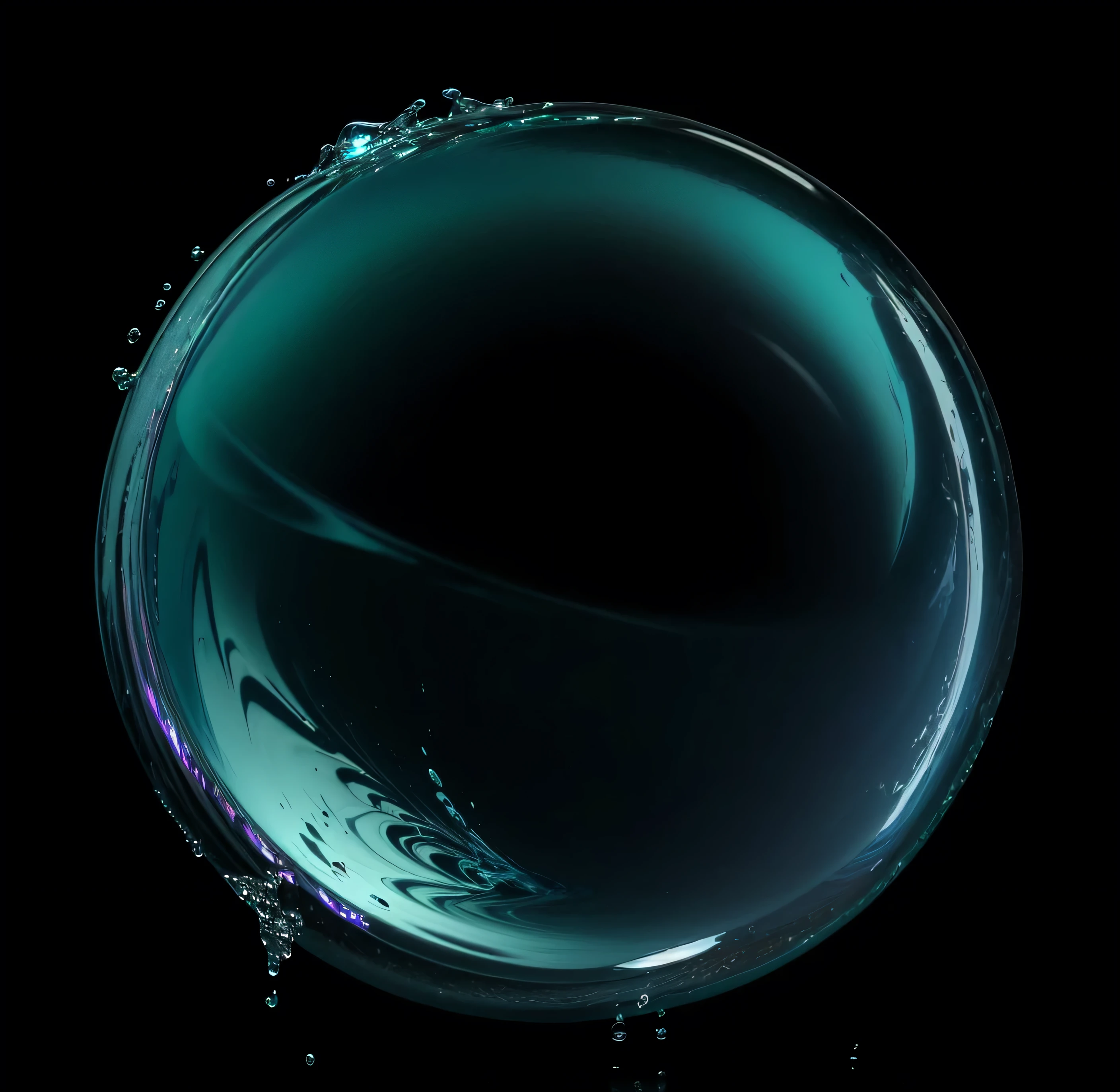 a close up of a soap bolha on a black background, water bolha, soap bolha, bolha, [ bolhas, soap bolha mind, bolha background, translucent sphere, esfera brilhante, soap bolhas, ethereal bolhas, bola de vidro, iridescent soapy bolhas, black water background, water bolhas, foto do iphone, gotas transparentes, esfera de vidro, spherical lens