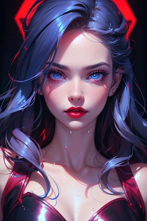 (breathtaking:1.25), (watercolor, aquarelle, wet watercolor:1.25), gothic girl, dress, colorful, dark background, dynamic pose, by alena aenami, by rutkowski, \n(intricate details), (hyperdetailed), 8k hdr, high detailed, lot of details, high quality, soft cinematic light
