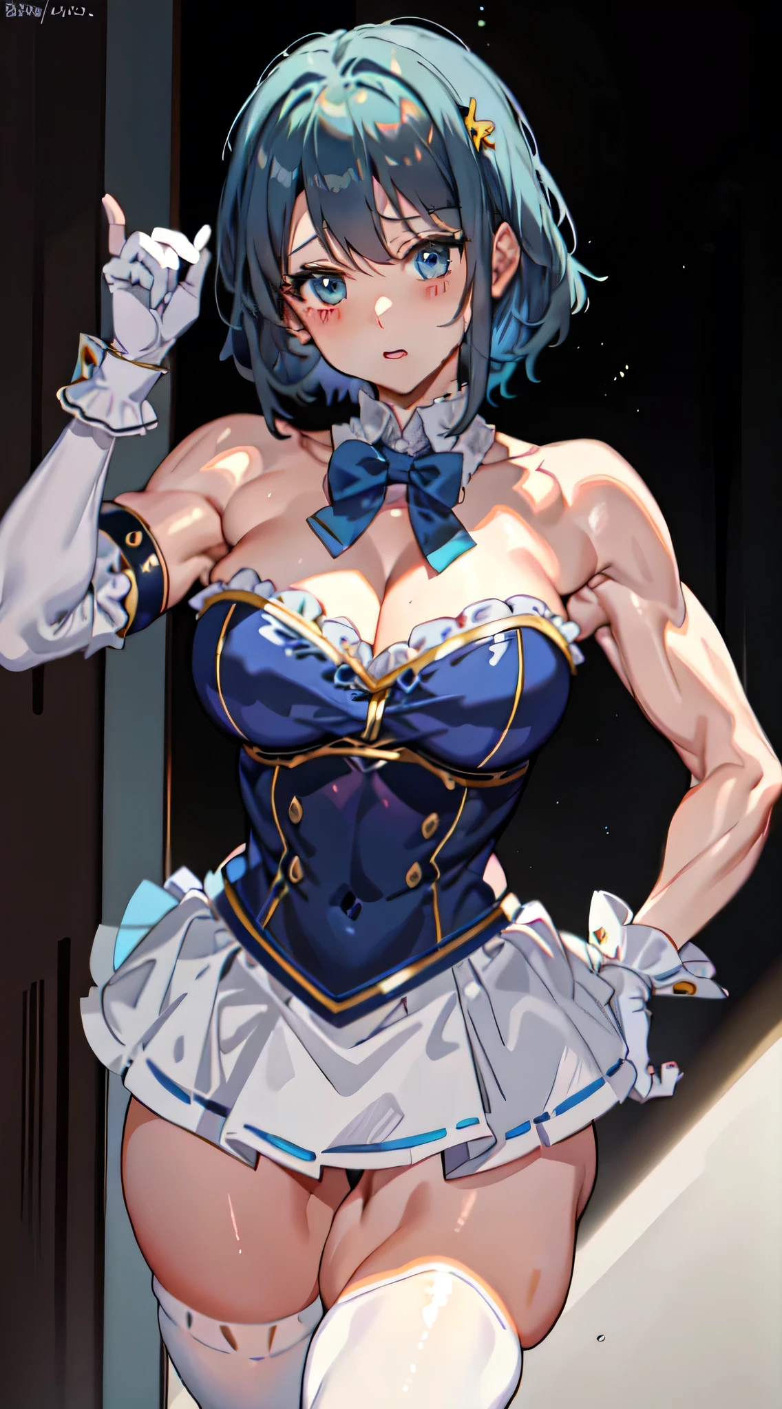 1 girl、Anime Girls、highest quality、Bodybuilding、Big Breasts、cleavage、Girls with very large breasts、logic、big、wallpaper, Hotel、blush、Fascinating、Sayaka、