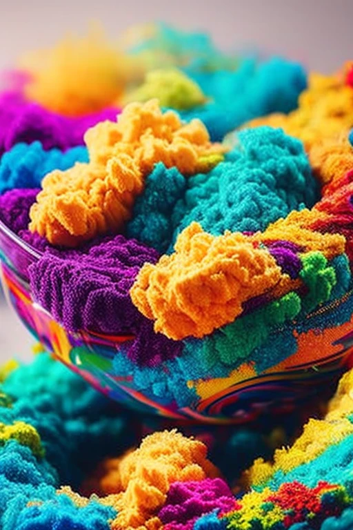 heart surrounded by colorful smoke