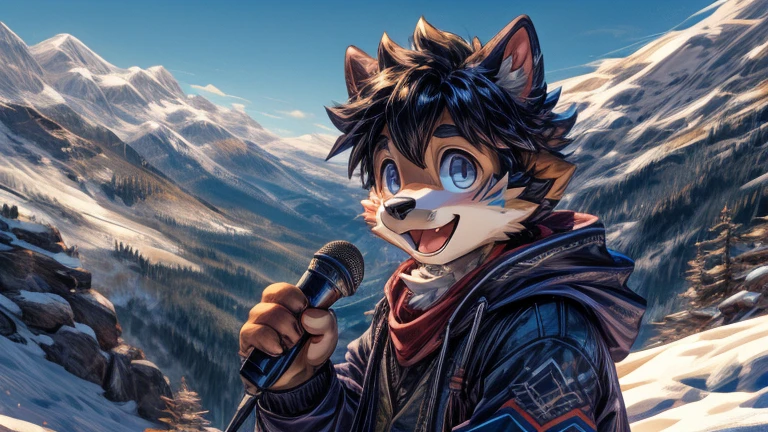 A boy named Taro is a lively boy. He goes to the mountains every day to sing and play with the animals.