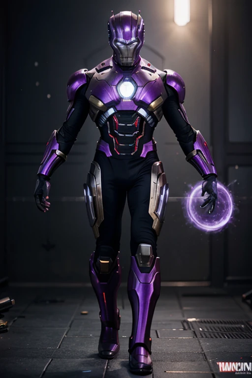 A fusion android combining Ultron, Thanos, and Omni-Man