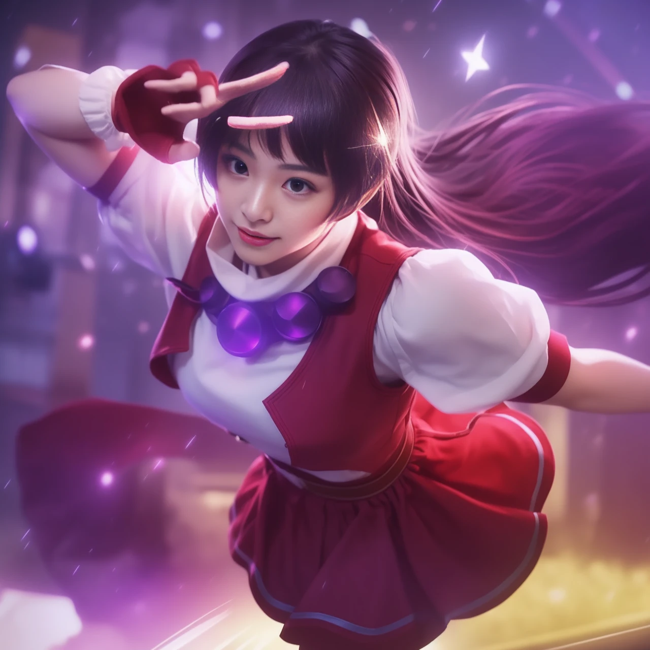 （filmgrain：1.4），（Fuji colors：1.2）, No makeup，Clear pores，1 cute Japanese girl, 26 year old, Solo, Extremely detailed eye clarity，Detailed skins，Realistic skin texture，Real skin texture，Highly Detailed Face and Skin Textur，(D cup，broad shoulder，Small round buttocks，Small head, Beautiful starry sky, themoon, Reality：1.3，Low Angle Lens, Dynamic shots:1.4, Ultra photo realsisim，Photo realism，Add noise:1.5, Doji diffraction, Dynamic action:0.5，