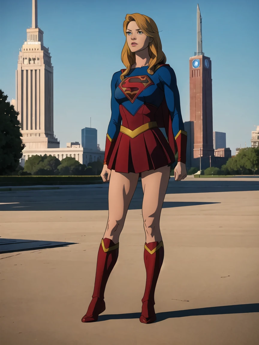 ((full body photo, standing, feet on the ground)) ((full body photo, standing, feet on the ground)) DC Comics, Supergirl,