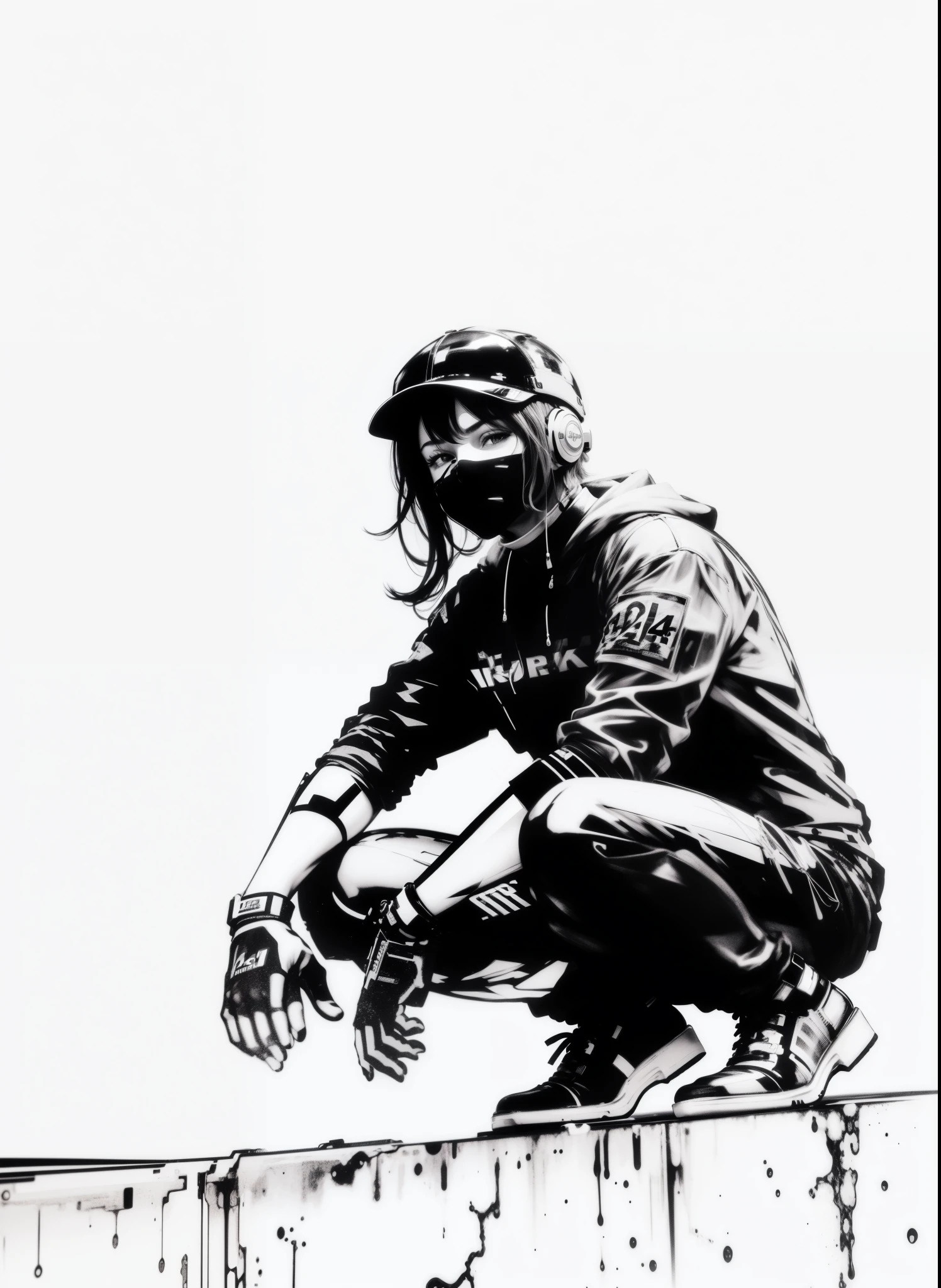 HD 4K, White background