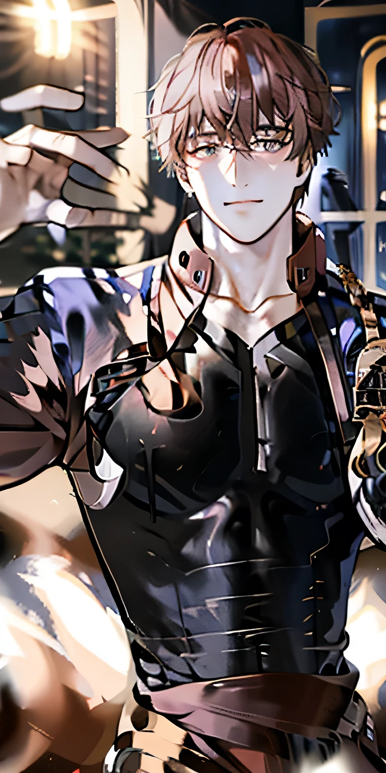 (masterpiece, best quality), 2 boy, young man,Shyness blush,musculous, short blue purple and pink-orange hair, Dark gray eyes, complex, (dress room), full bodyesbian, White baseball uniform, Open light purple jacket, Pectoralis abdominal muscles,vivd colour,(depth of fields:1.2),(abs),Be red in the face,l huge bulge ooking at viewert,A piano,spread their legs,giant, fills the room , extremely tall, extremely muscular, extremely huge bulge , hyper muscular, superhuman,
