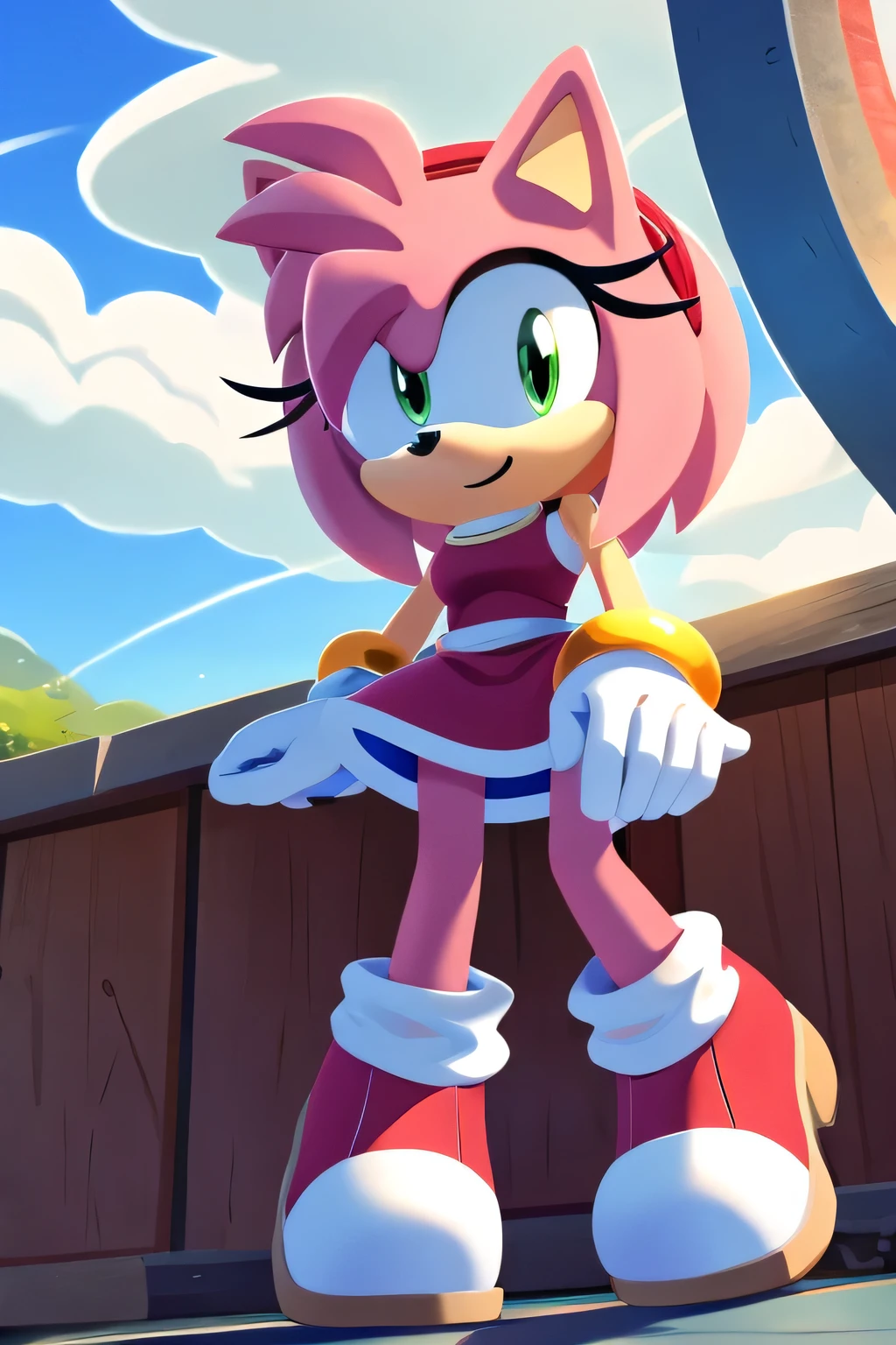 Amy Rose La eriza  de la serie de Sonic